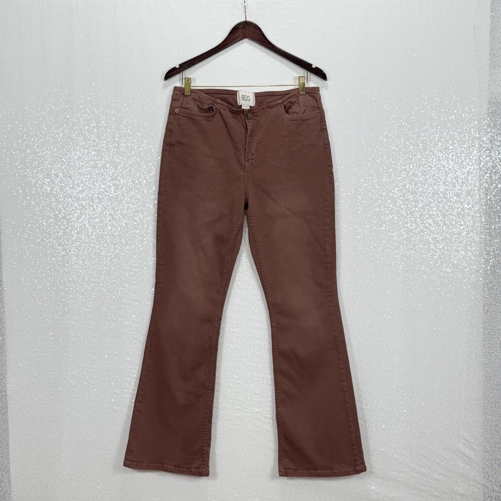 BDG Low Rise Flare Pants in Brown - Picture 2 of 10